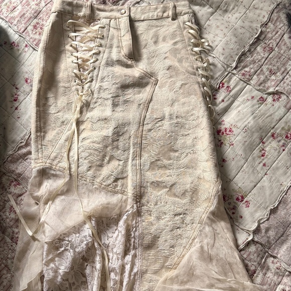 Beige skirt original - Picture 1 of 5
